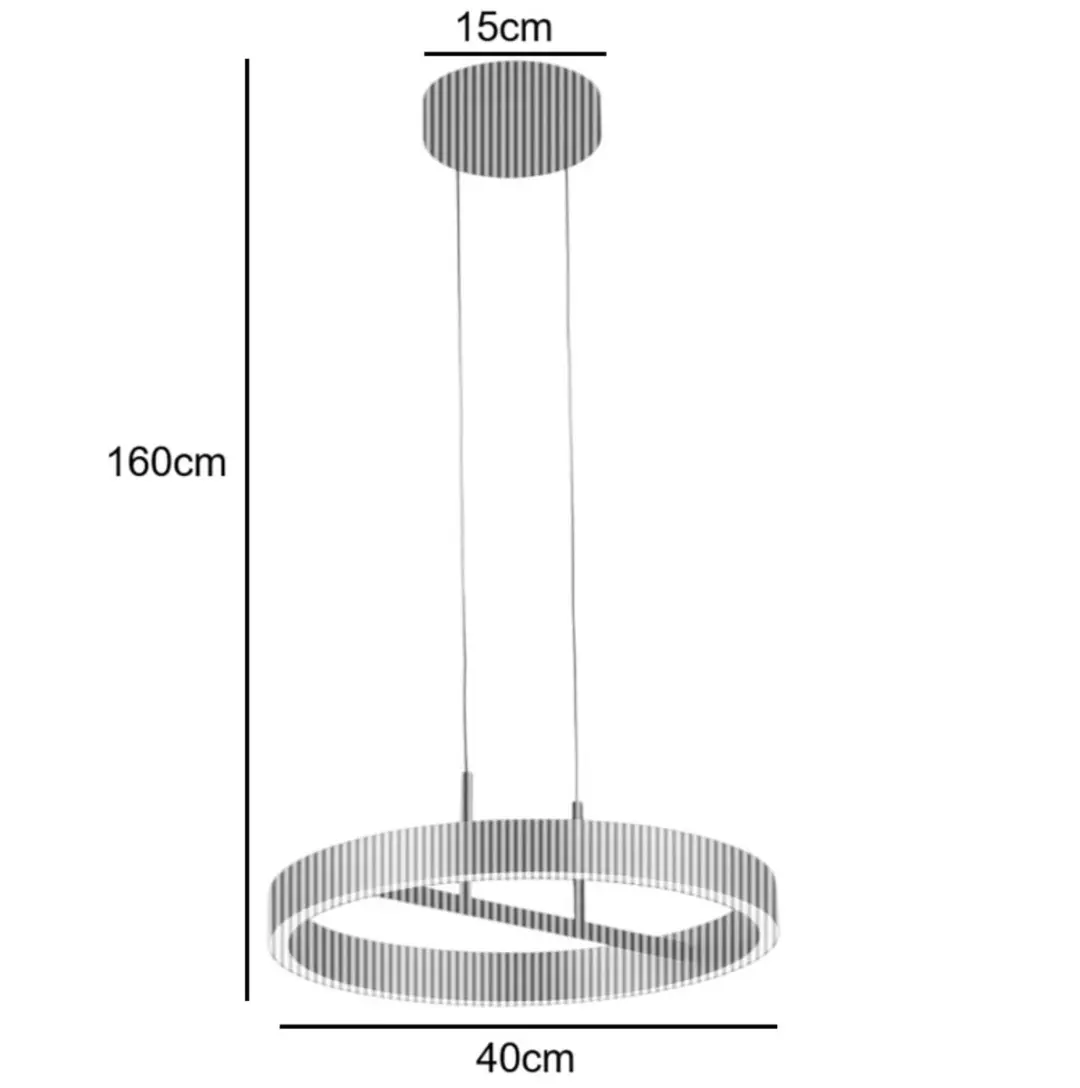 Freelight Livello Hanglamp Crème LED 32W Ø40cm
