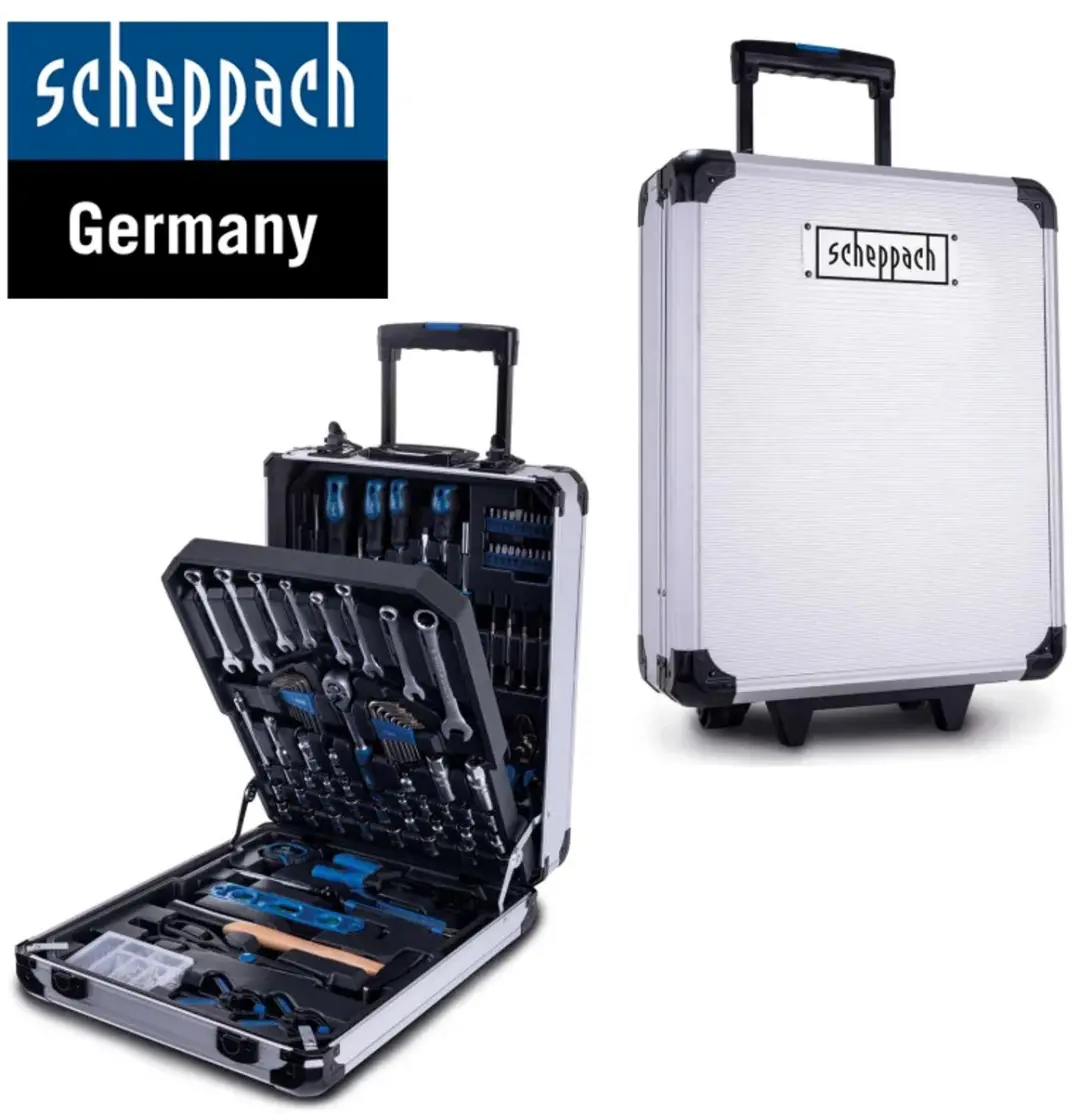 Scheppach Gereedschapskoffer WZT187 - 187-delig - 425x330x80mm