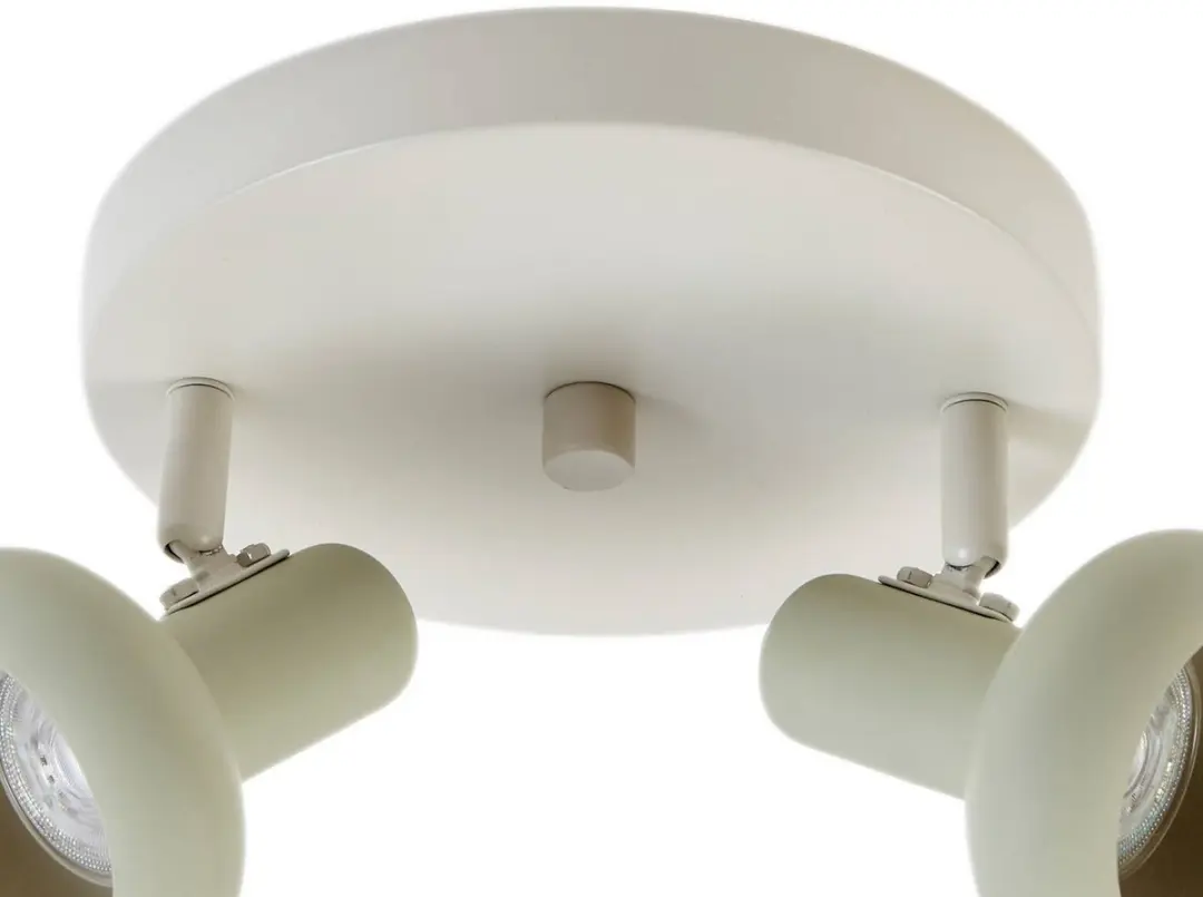 Lindby Buitenspot 2 Lichtpunten GU10 - 20cm - Beige/Lichtgroen