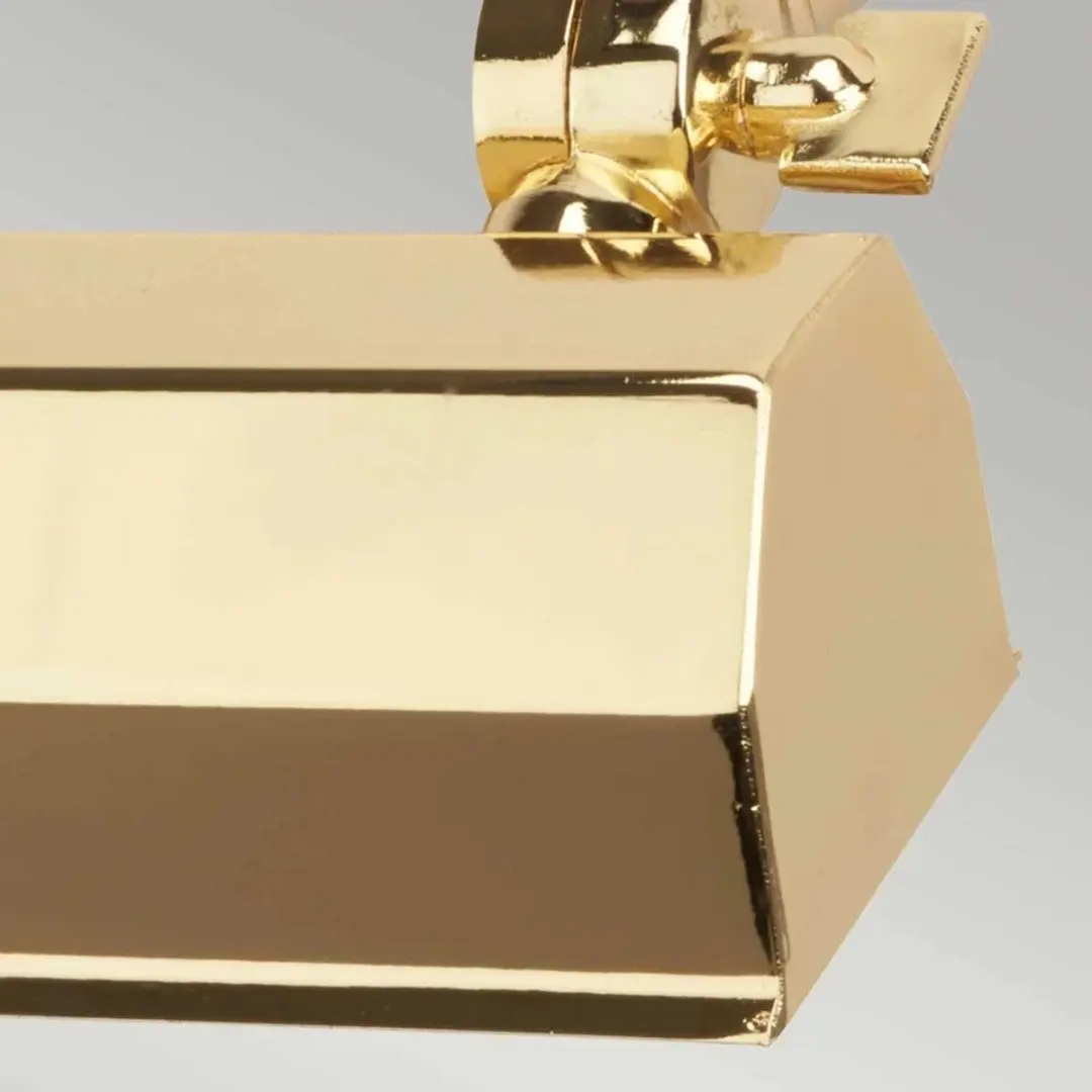 Elstead Chawton LED Schilderijverlichting E14 - 40W - Dimbaar - Polished Brass
