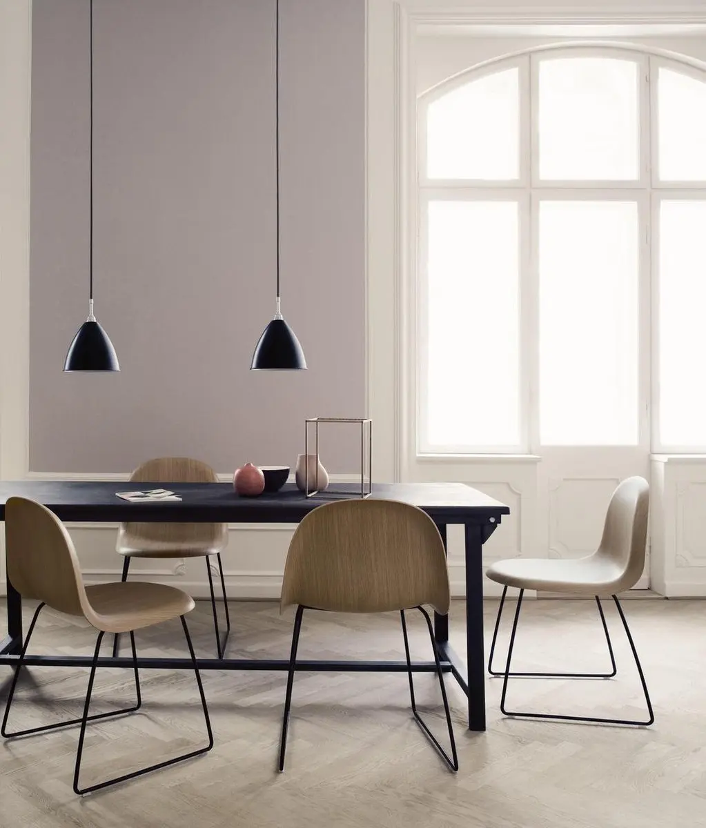 Gubi Bestlite BL9 Hanglamp - 28W - Zwart/Chroom
