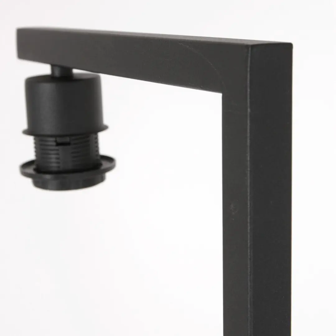 Steinhauer Stang 3705ZW Vloerlamp - 160cm Kantelbaar - Beige/Zwart