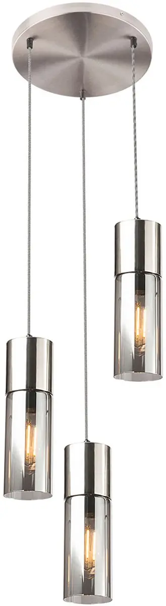 Globo Annika Hanglamp - Nikkel - Ø30cm - E27
