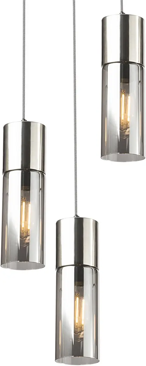 Globo Annika Hanglamp - Nikkel - Ø30cm - E27