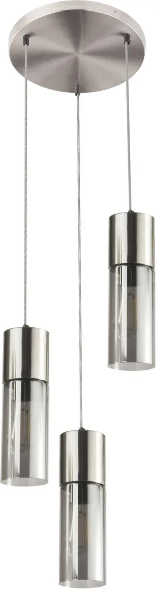 Globo Annika Hanglamp - Nikkel - Ø30cm - E27 - afbeelding 6 van 6
