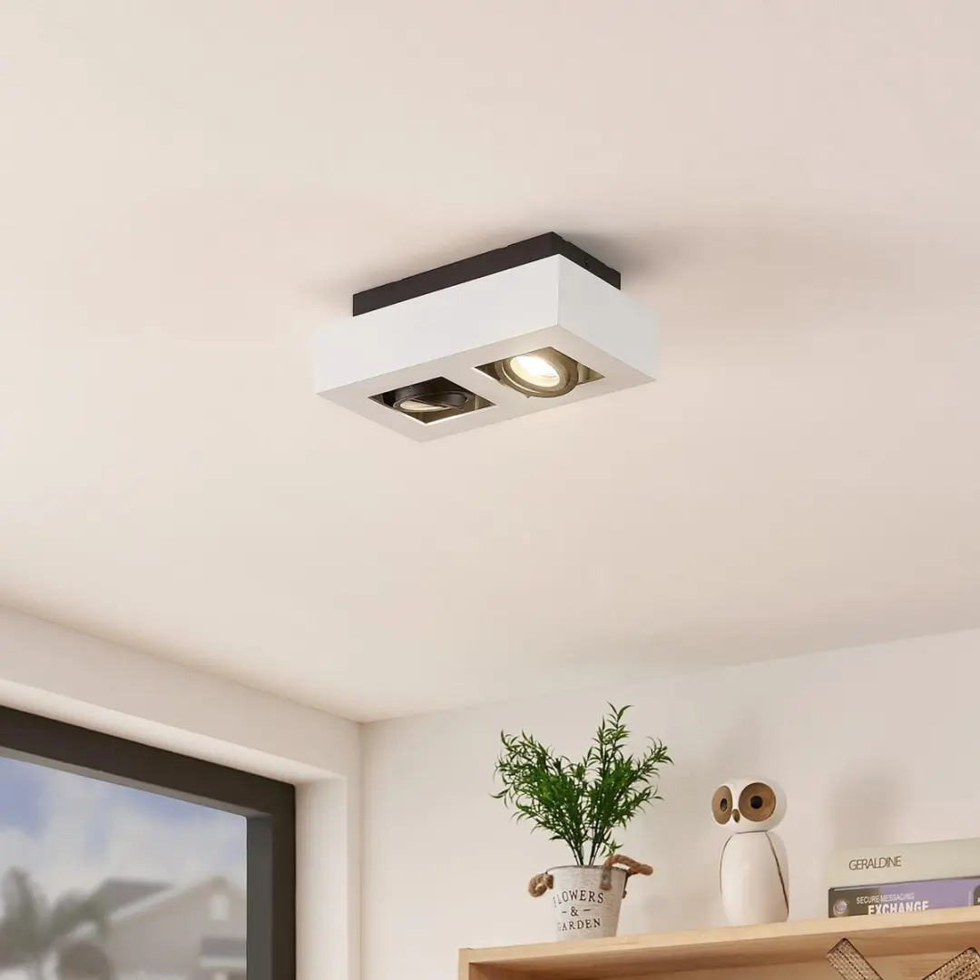 ARCCHIO Buitenspot Aluminium 2x GU10 5W - Wit - afbeelding 6 van 6