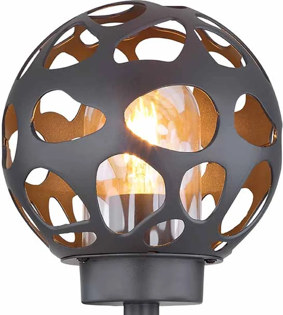 Globo Hilario Wandlamp 31805 - Antraciet - afbeelding 6 van 6