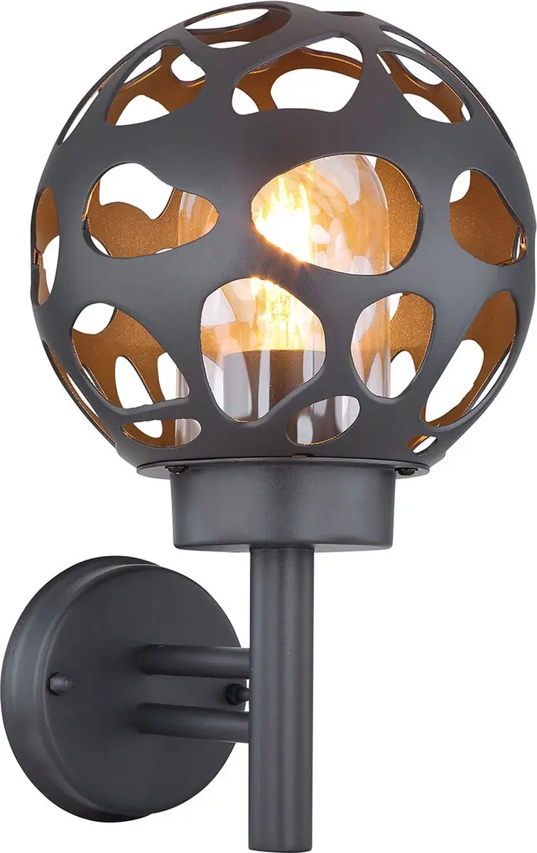 Globo Hilario Wandlamp 31805 - Antraciet