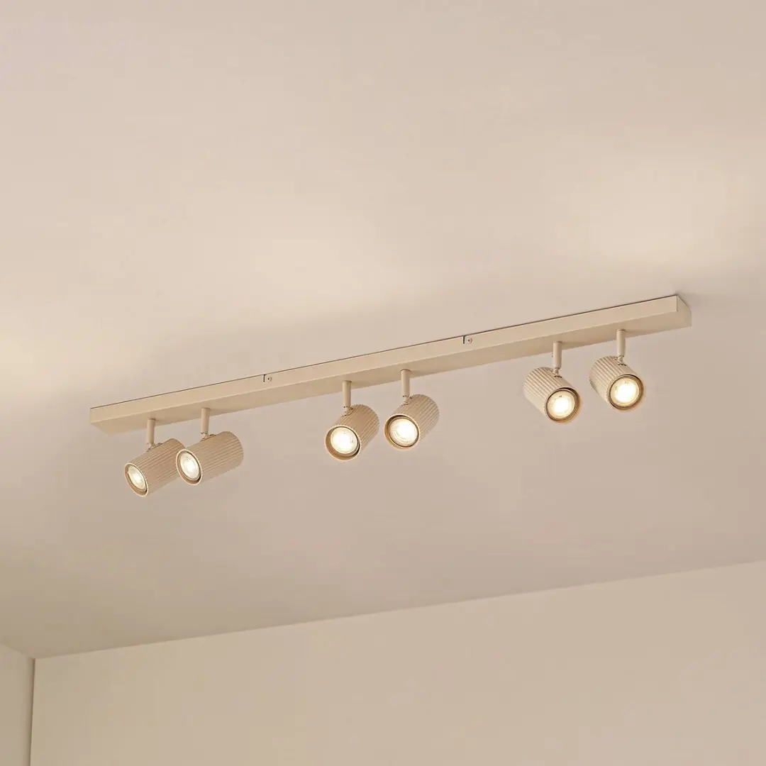 Lindby Buitenspot 6-Lichts GU10 - Beige