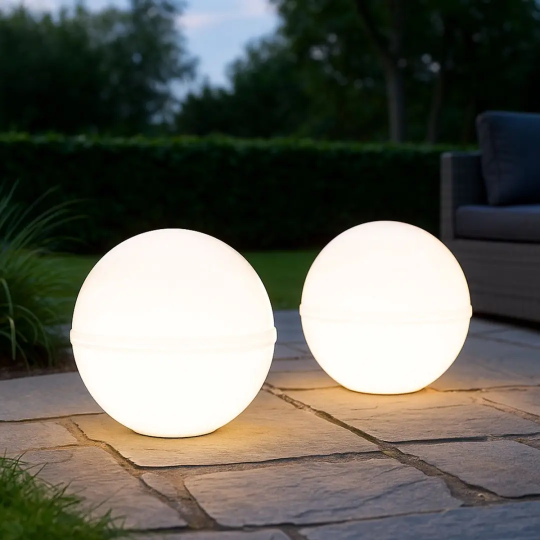 Just Light Globe Plug-in Lamp E27 - 2 Stuks - Wit