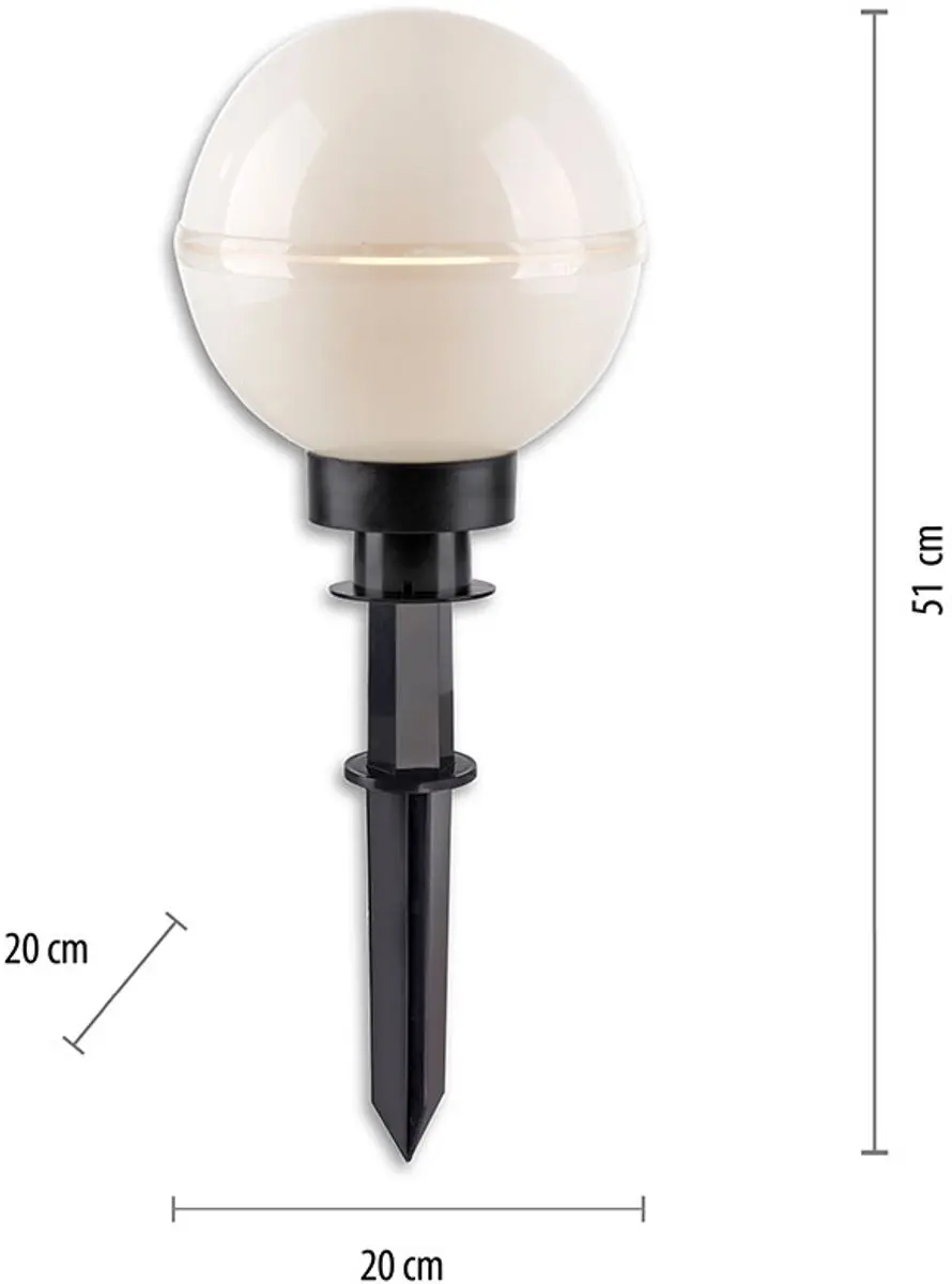 Just Light Globe Plug-in Lamp E27 - 2 Stuks - Wit