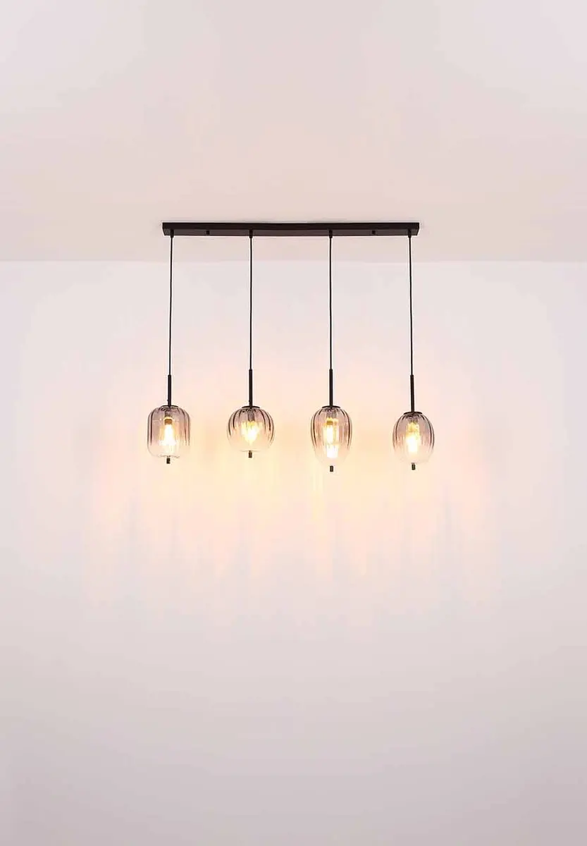 Globo Attila Hanglamp - Ø46cm - Zwart