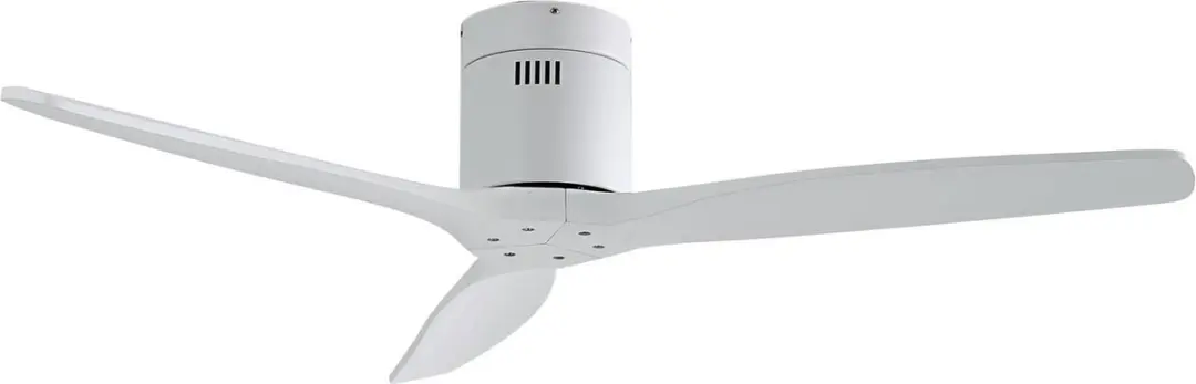 Lucande Plafondventilator 132cm - 3 Bladen - Wit