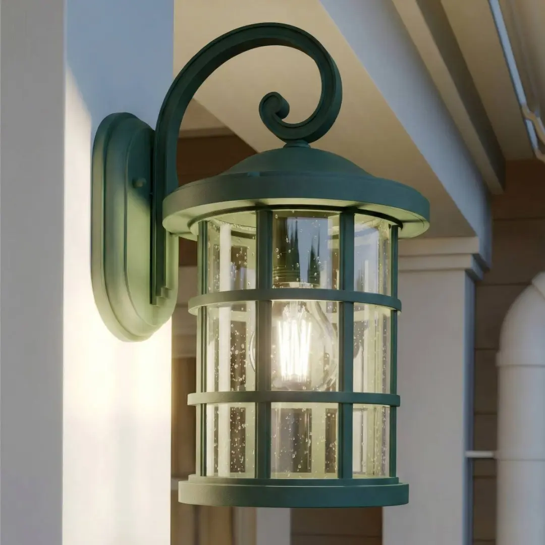 Lindby Wandlamp Buiten 1 Licht E27 Groen