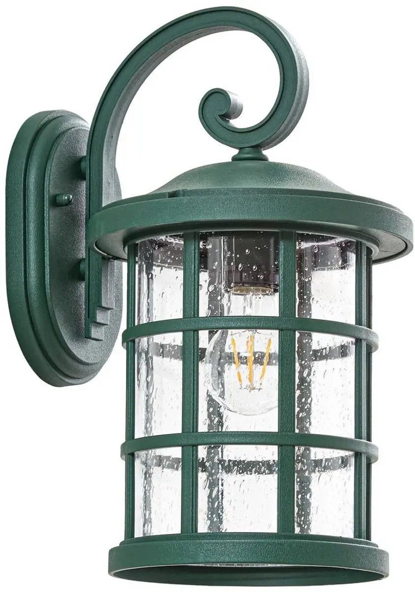 Lindby Wandlamp Buiten 1 Licht E27 Groen - 36,5 cm