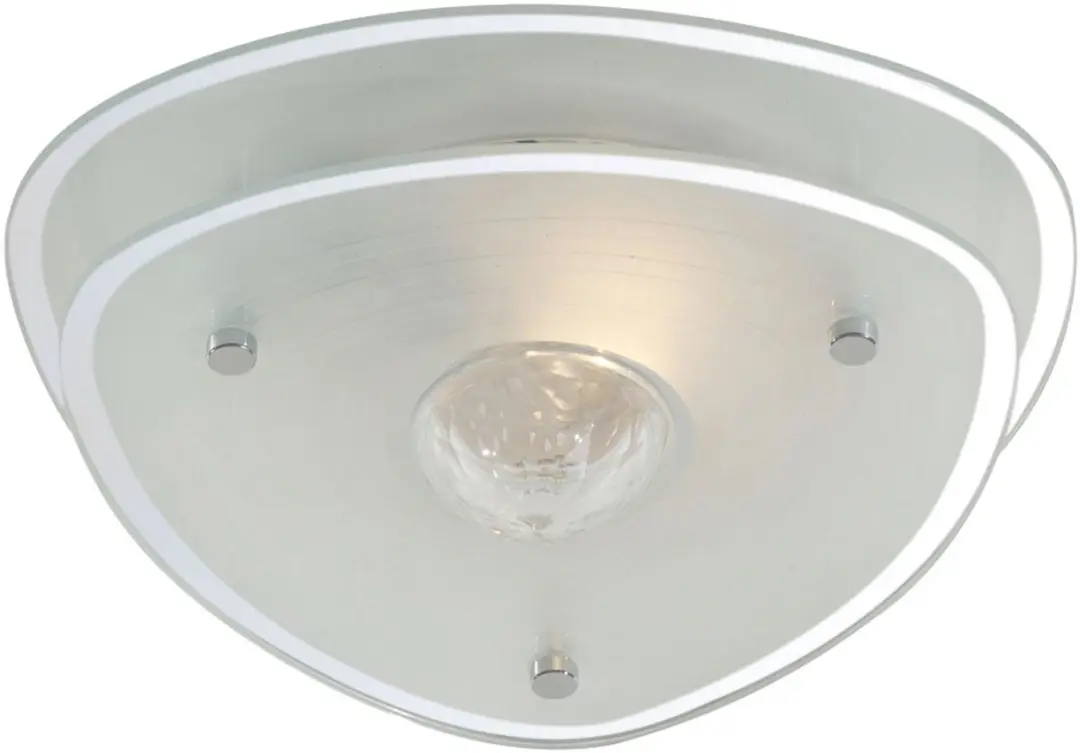 Globo Plafondlamp Kristal Chroom 28x28cm