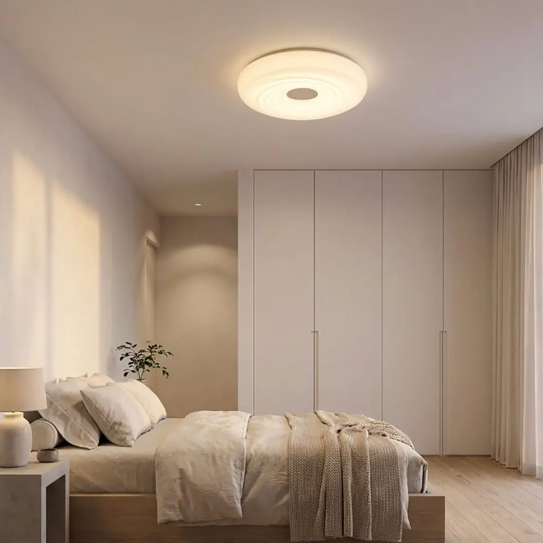 Globo Plafondlamp LED Rond Wit 15W 1240lm - Set van 2