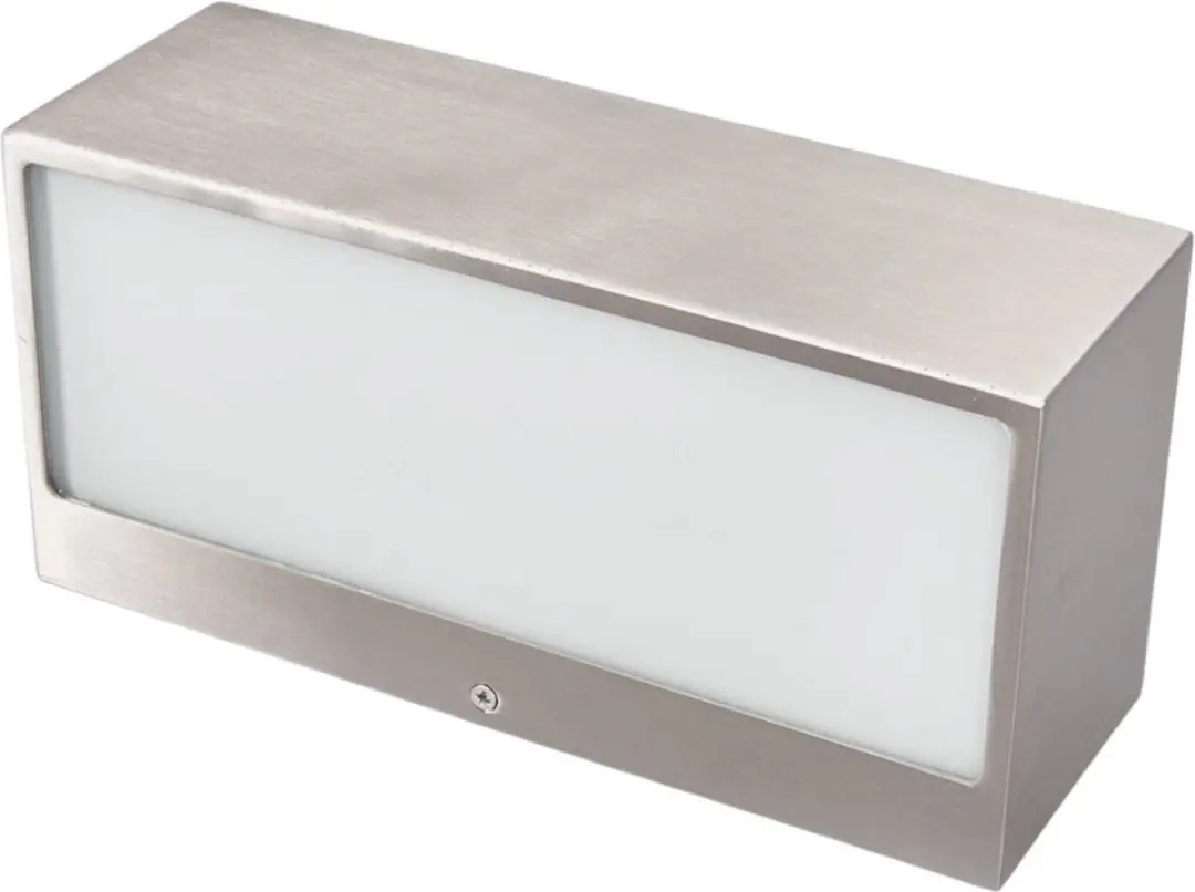 Lindby Wandlamp Buiten 1 Licht E27 Roestvrij Staal Wit