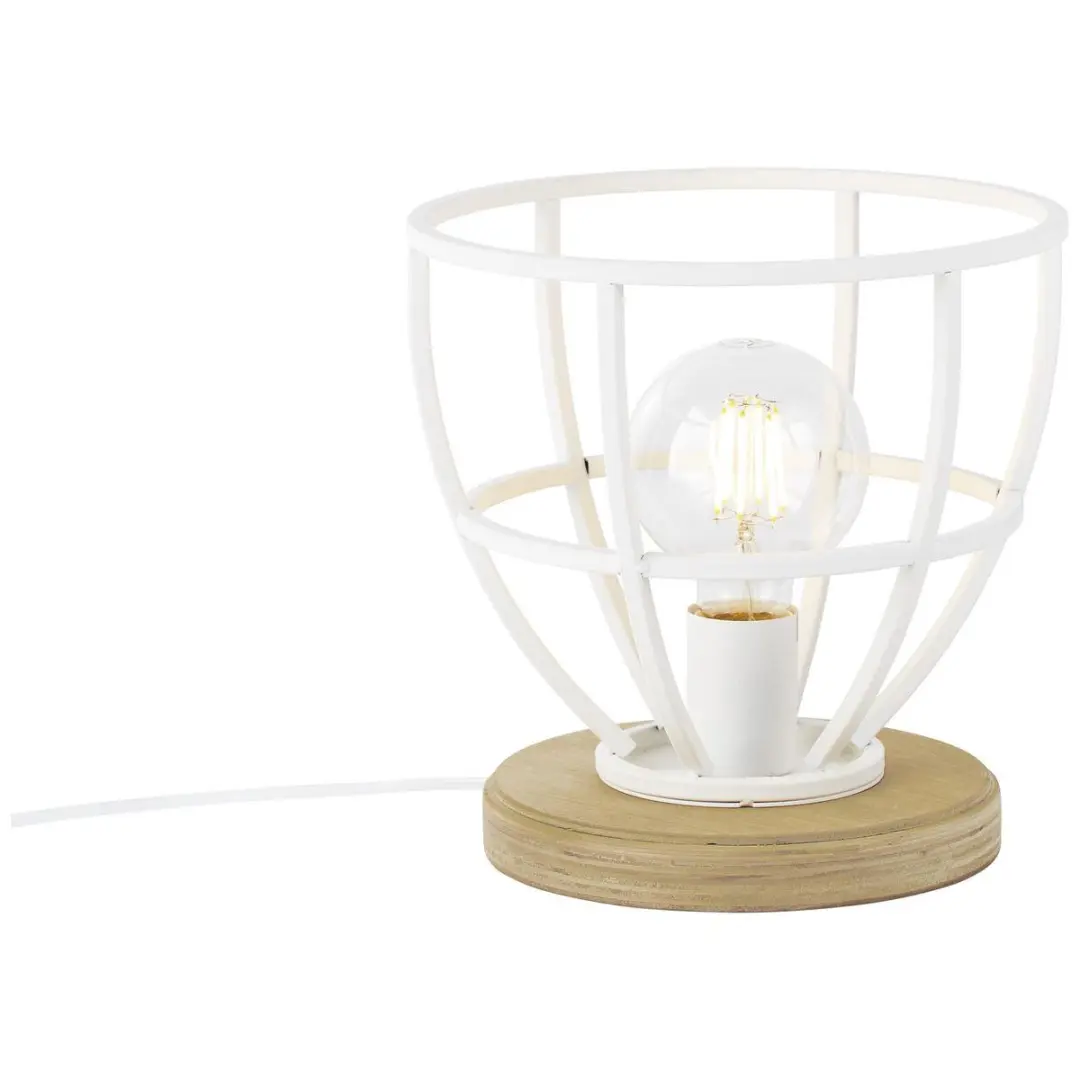 Brilliant Matrix Tafellamp - 60W - Ø25cm - Wit - afbeelding 6 van 6