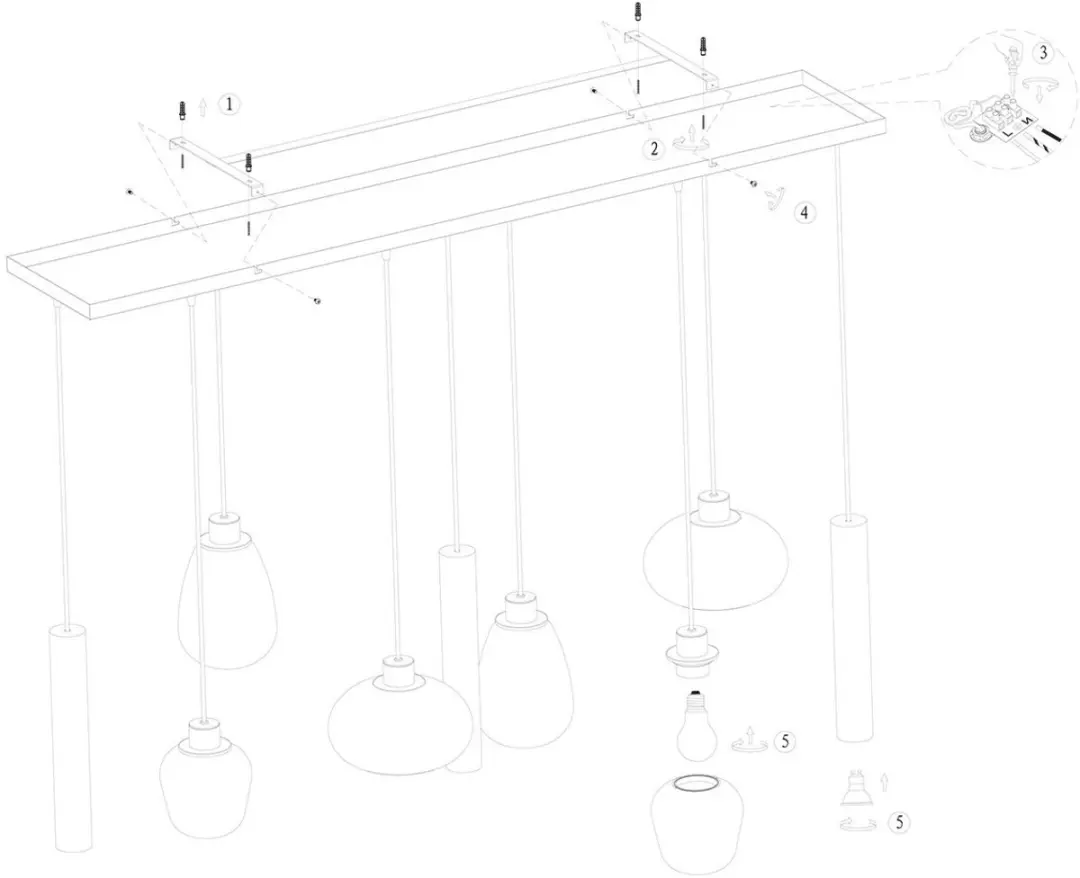 Steinhauer Hanglamp Reflexion 3796ZW