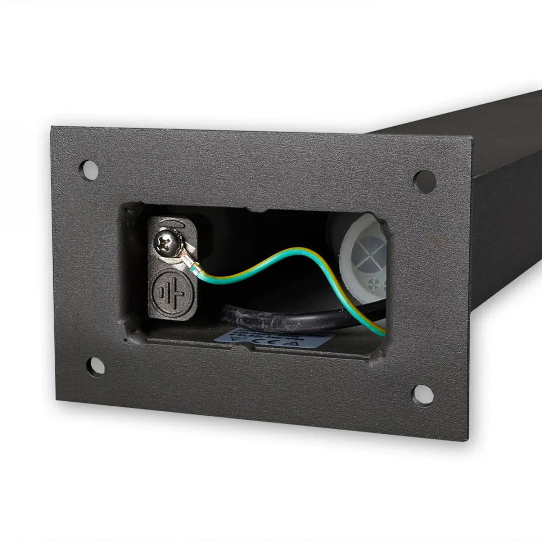 Lucande LED Buitenlamp 3W - Grafietgrijs/Wit Transparant
