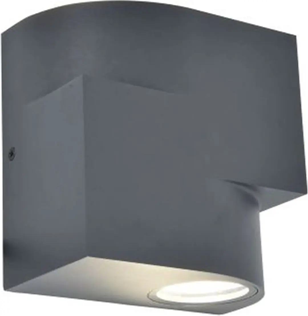 Lutec Marbo Wandlamp GU10 Donkergrijs