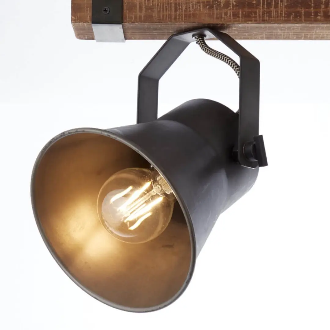 Brilliant Tannah Plafondlamp 2x A60 E27 - 40W - Zwart