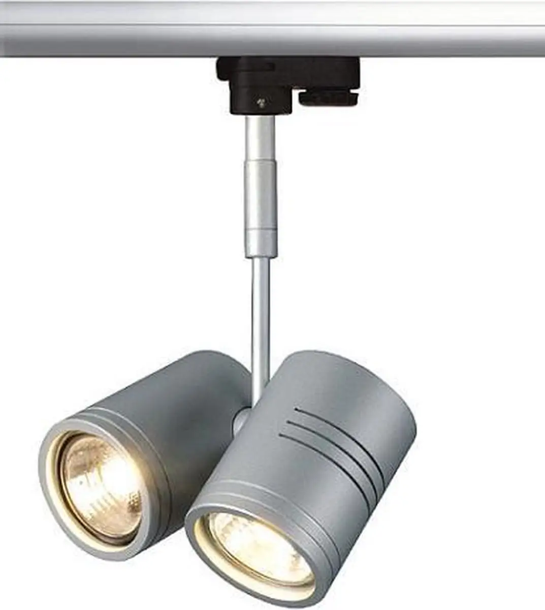 SLV BIMA II Railverlichting 2x100W - Grijs Chroom