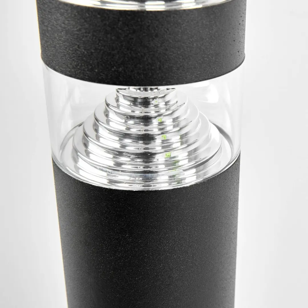 Lindby LED Buitenlamp 8.1W - 1 Licht - Zwart/Transparant
