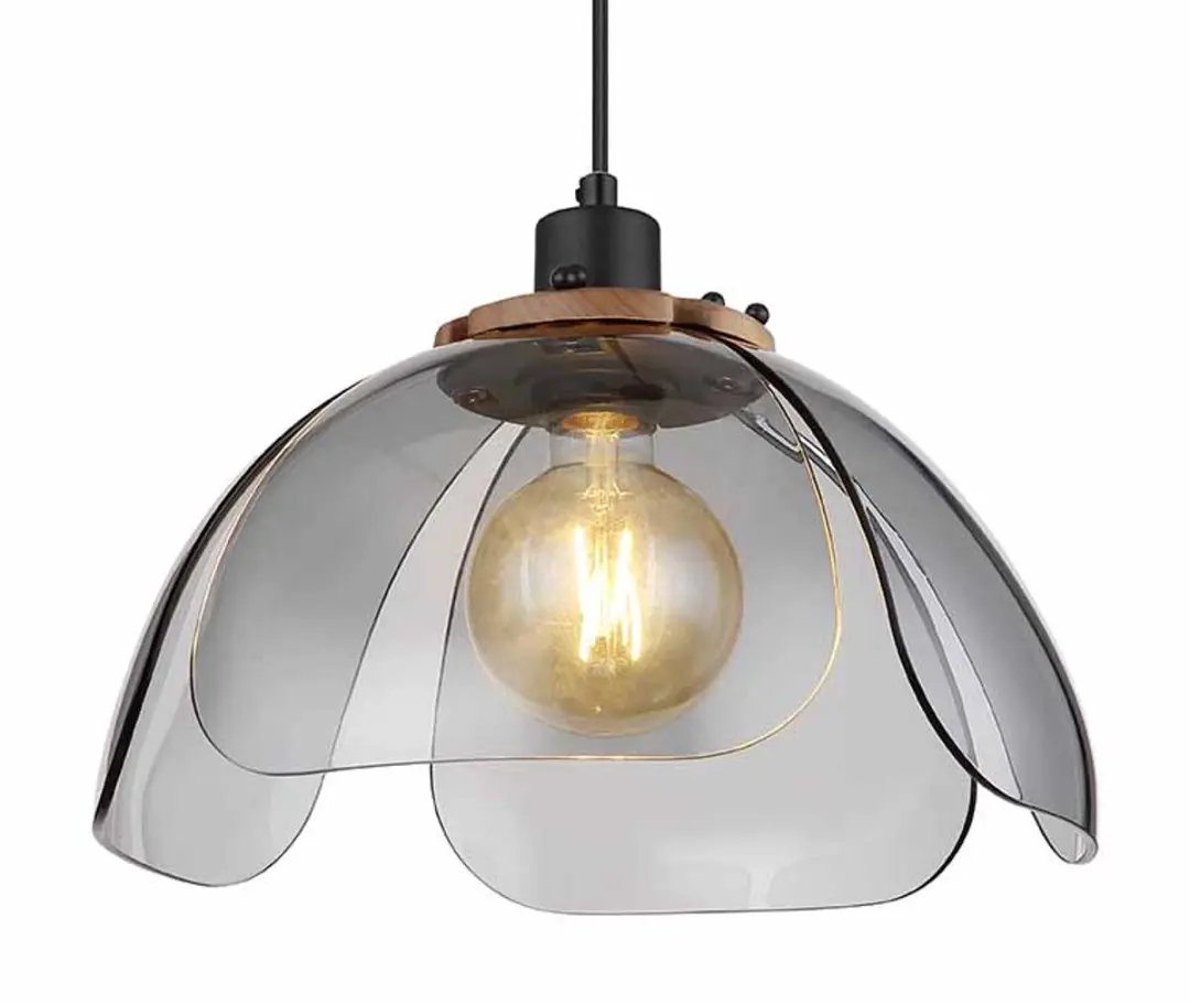 Globo Dawar Hanglamp - Ø34cm - Zwart
