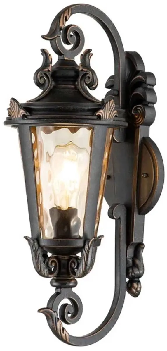 Elstead Lighting Baltimore LED Wandlamp E27 60W - IP44 - Weathered Bronze - afbeelding 6 van 6
