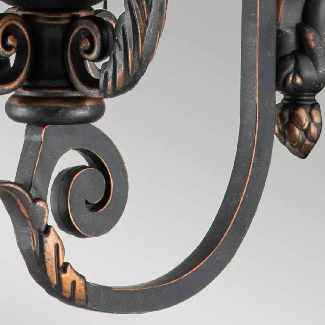 Elstead Lighting Baltimore LED Wandlamp E27 60W - IP44 - Weathered Bronze