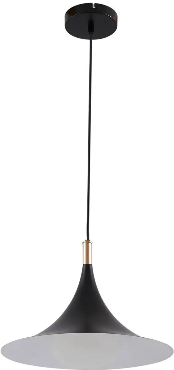 Lindby Hanglamp IJzer G9 8W - Zwart