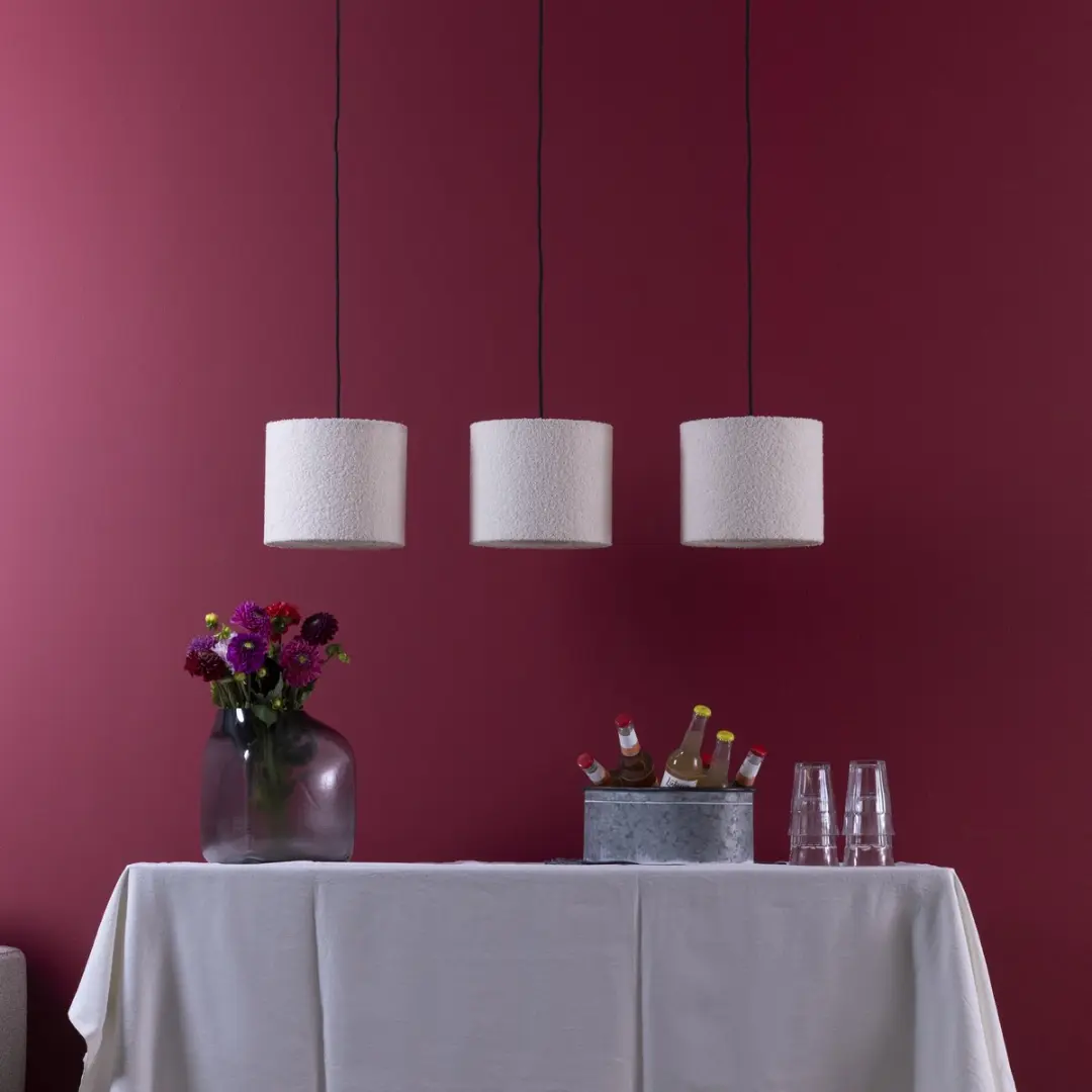 Brilliant Teddy Hanglamp 3x25W - Beige - afbeelding 6 van 6