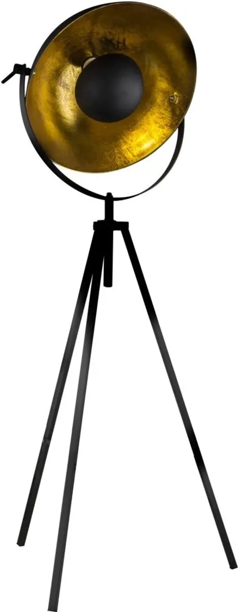 Globo Lenn Vloerlamp Metaal - Goud 179cm - afbeelding 6 van 6
