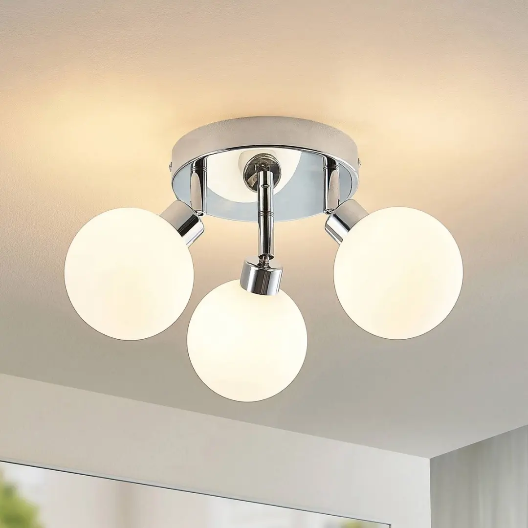 Lindby Plafondlamp Badkamer 3xG9 33cm