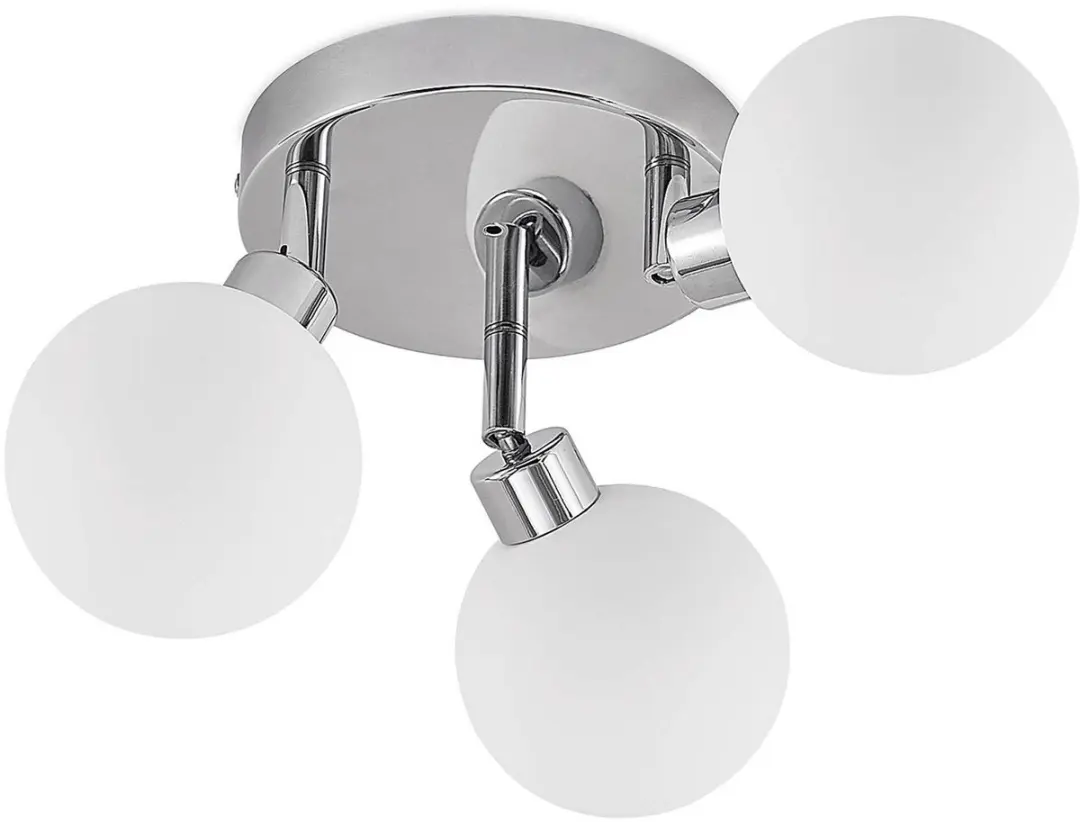 Lindby Plafondlamp Badkamer 3xG9 33cm - Chroom
