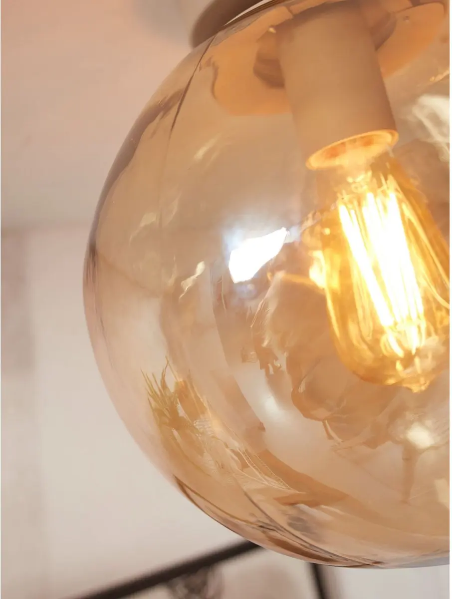 it's about RoMi Helsinki Plafondlamp Bruin 26x26cm
