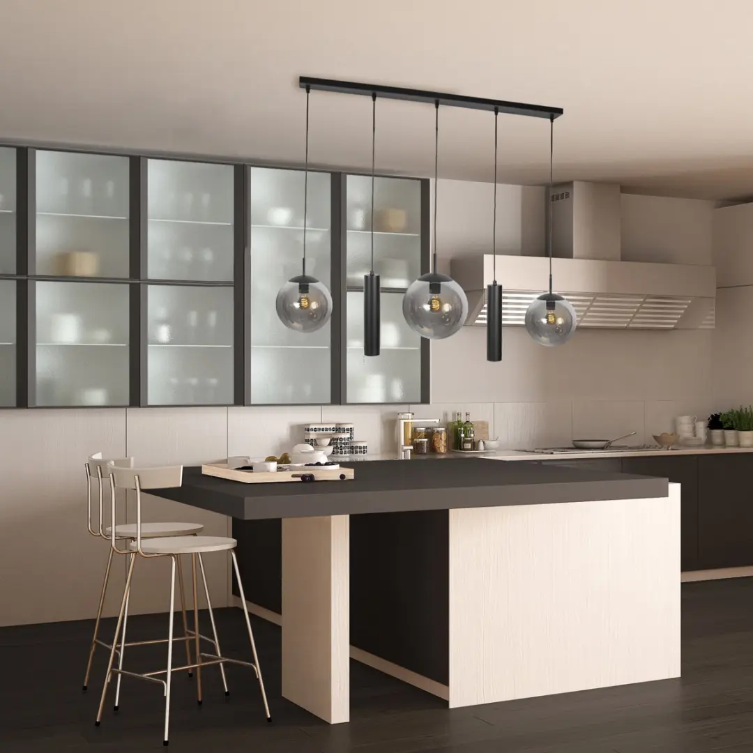 Steinhauer Bollique 4847ZW Hanglamp - 5-lichts - 40-160cm
