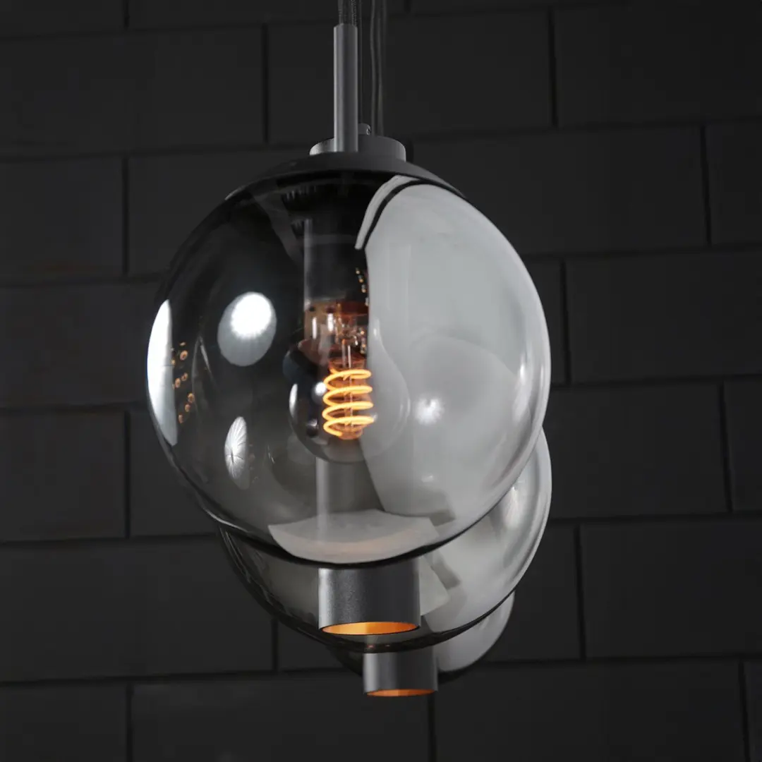 Steinhauer Bollique 4847ZW Hanglamp - 5-lichts - 40-160cm - afbeelding 6 van 6