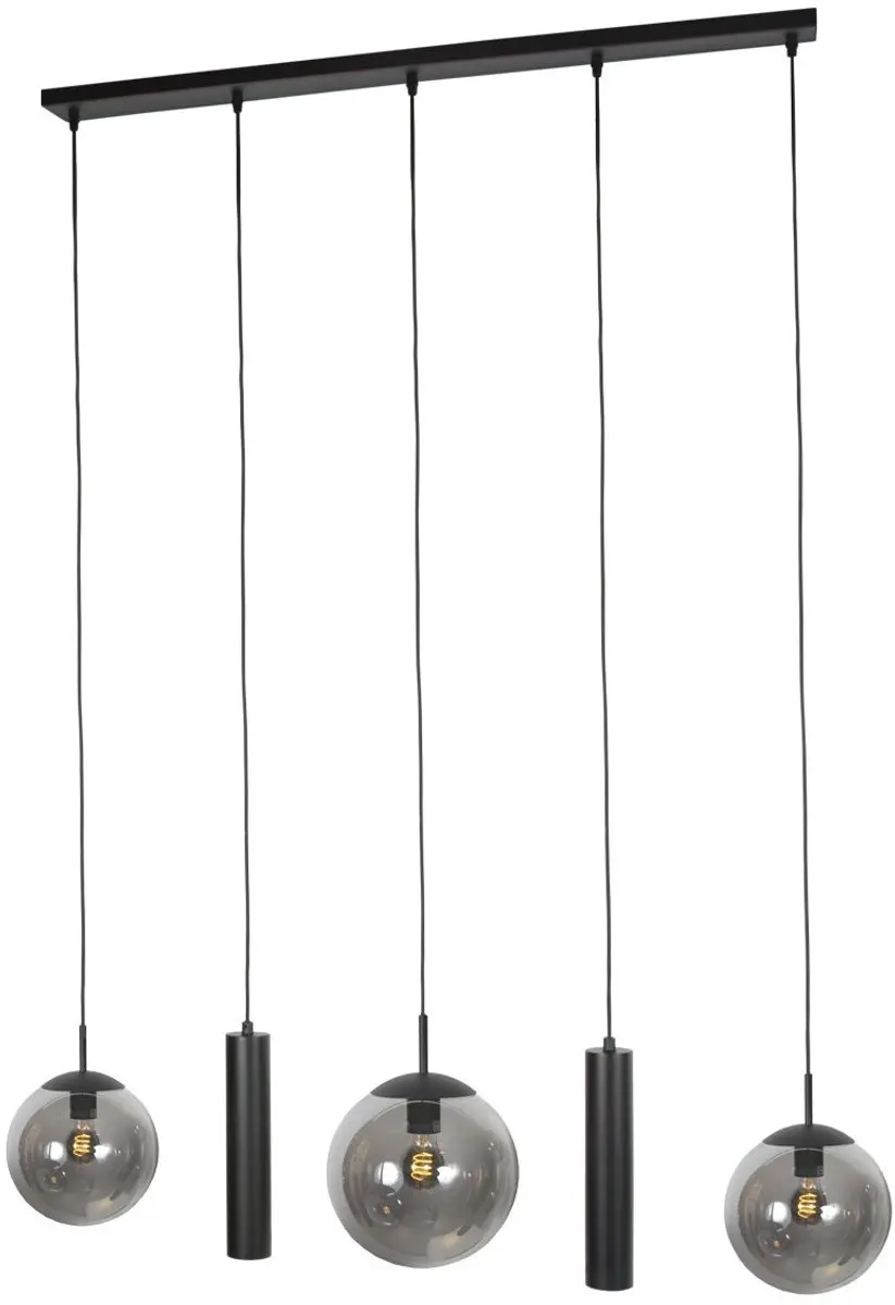 Steinhauer Bollique 4847ZW Hanglamp - 5-lichts - 40-160cm