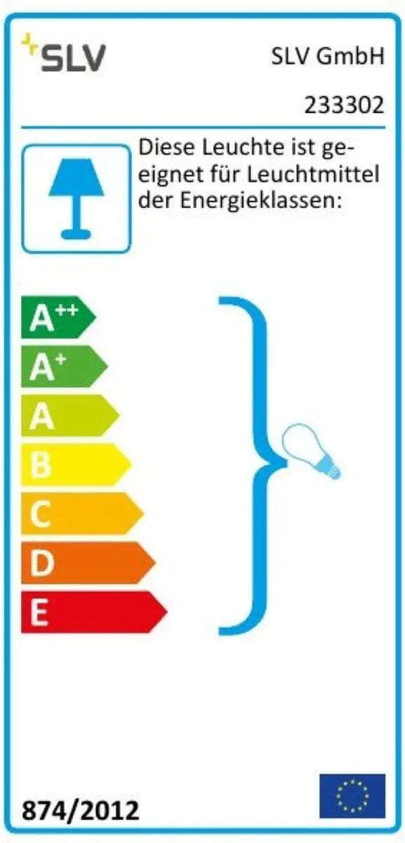 SLV Astina Steel Wandlamp GU10 - 2x35W - RVS