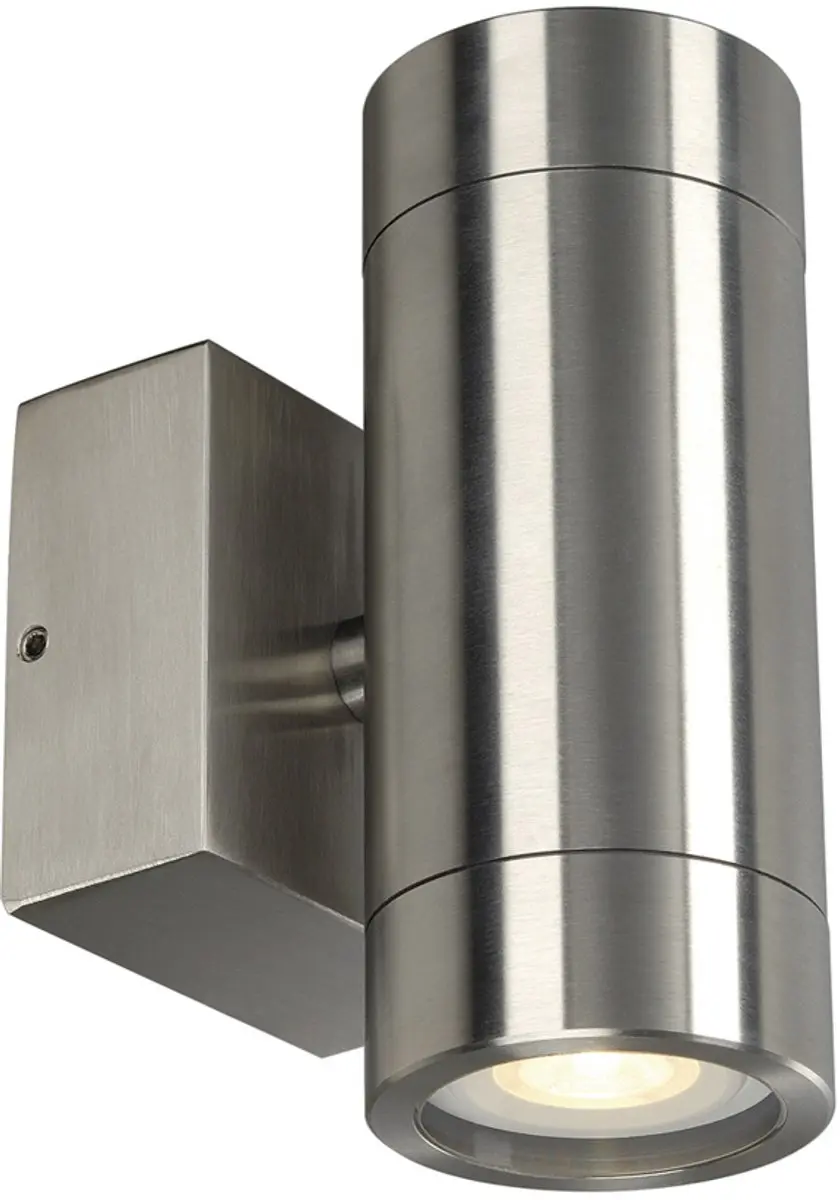 SLV Astina Steel Wandlamp GU10