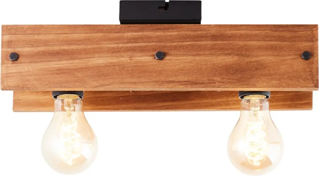 Brilliant Calandra Plafondlamp - 4 Lichtpunten - Bruin/Zwart