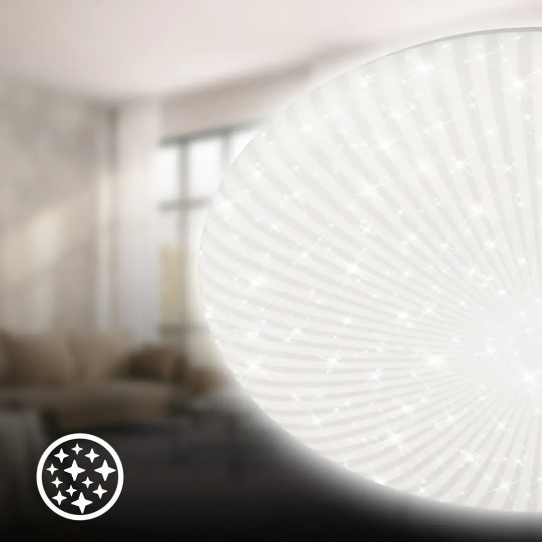 Briloner Nebo LED Plafondlamp 4000K - Ø38cm - Sterrenhemel