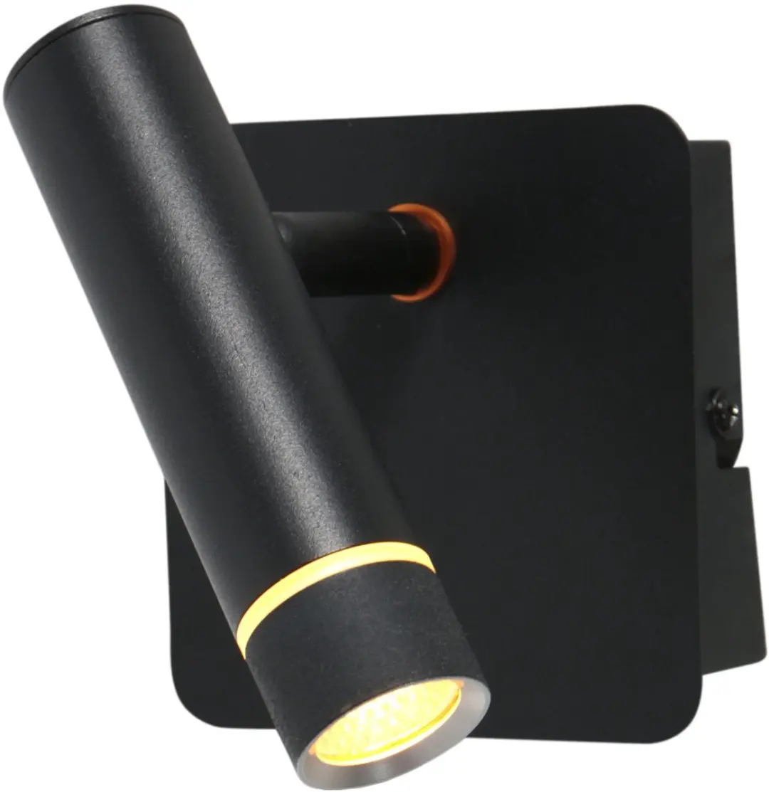 Steinhauer Volari 4712ZW Wandlamp - 5W Dimbare LED - Zwart