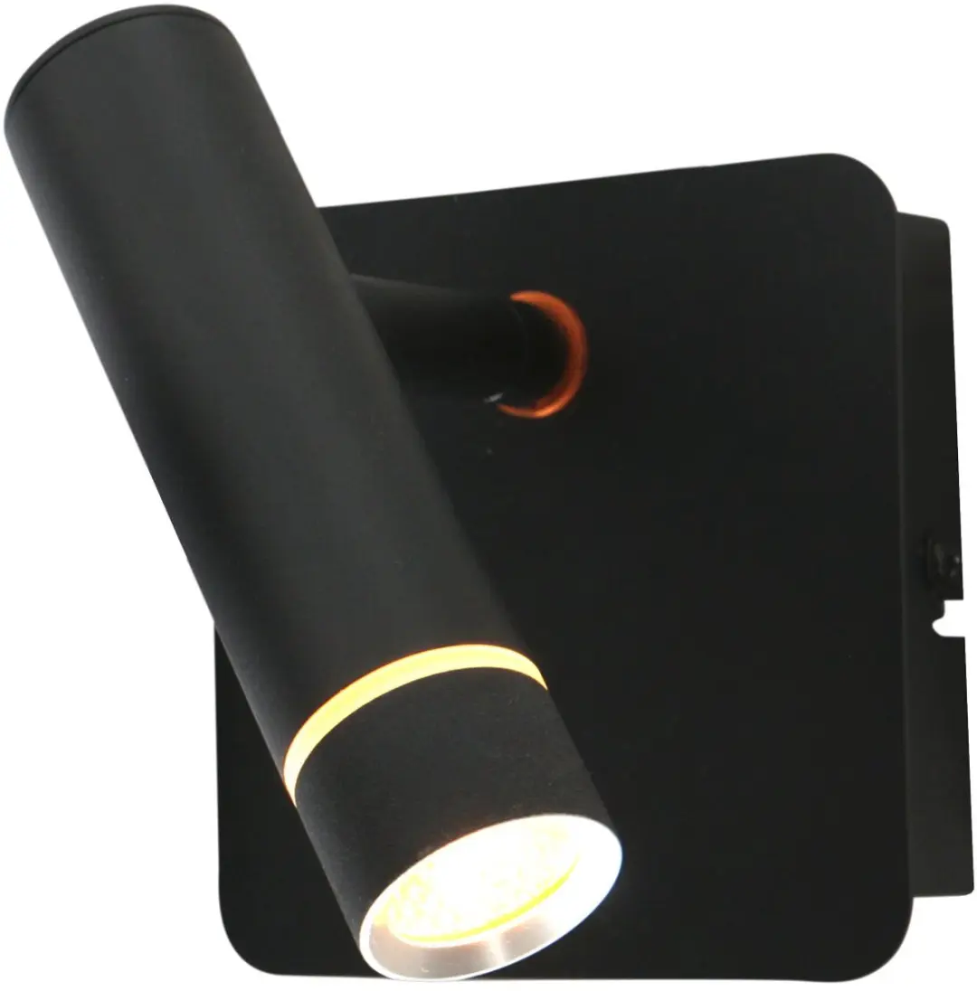 Steinhauer Volari 4712ZW Wandlamp - 5W Dimbare LED - Zwart