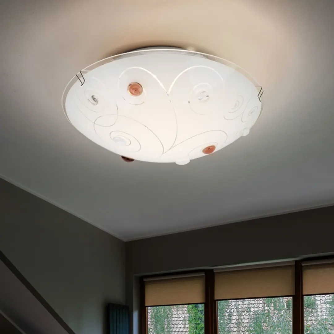 Globo Plafondlamp 1-vlam 8W 640lm - Wit - Set van 3