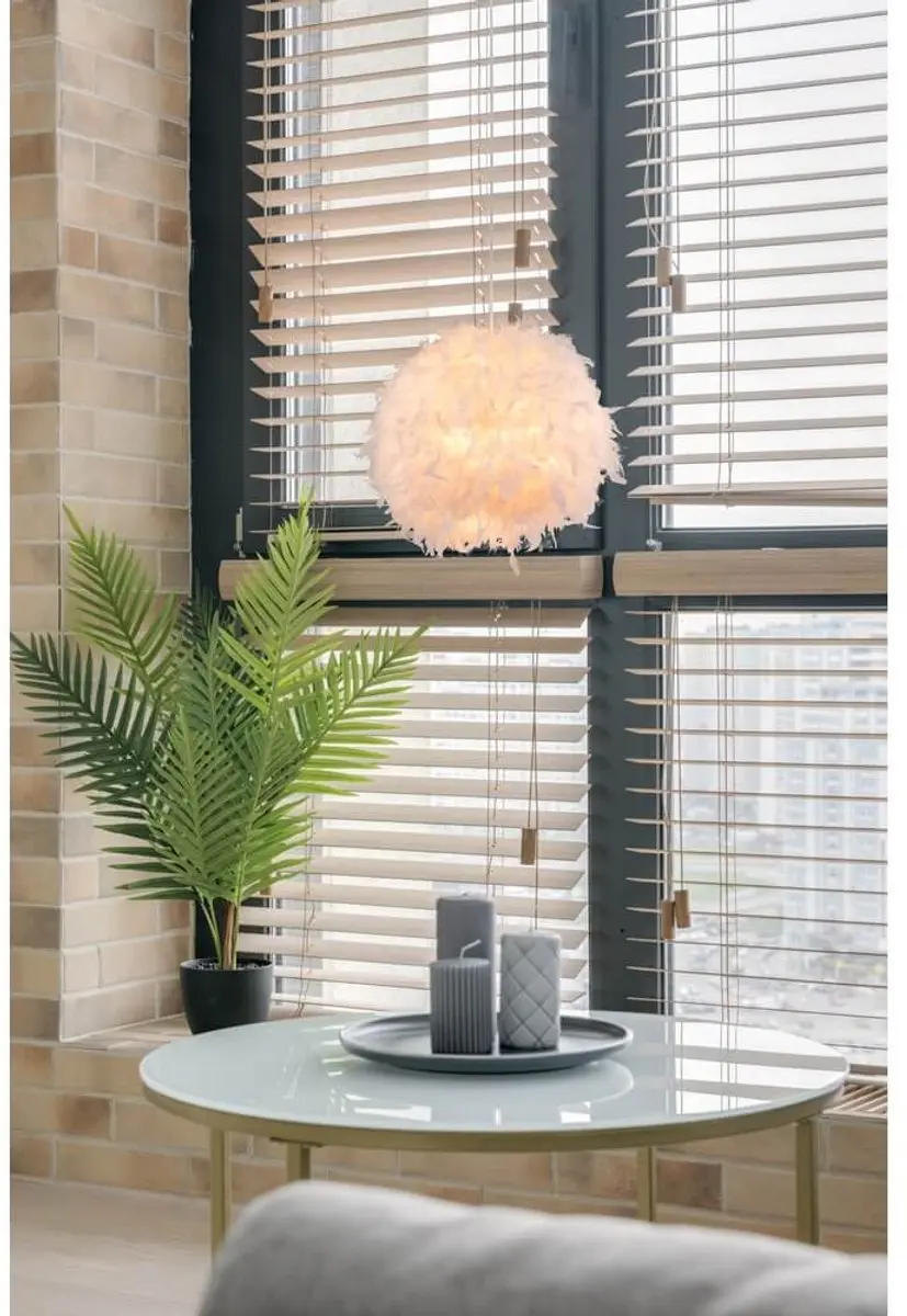 Globo Katunga Hanglamp - Ø45cm - Wit