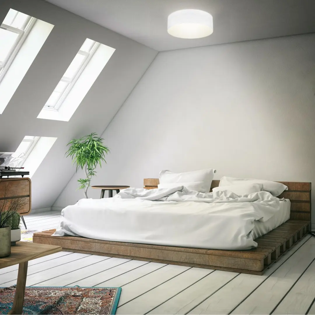 Briloner Plafondlamp E27 2x - Ø30cm Wit